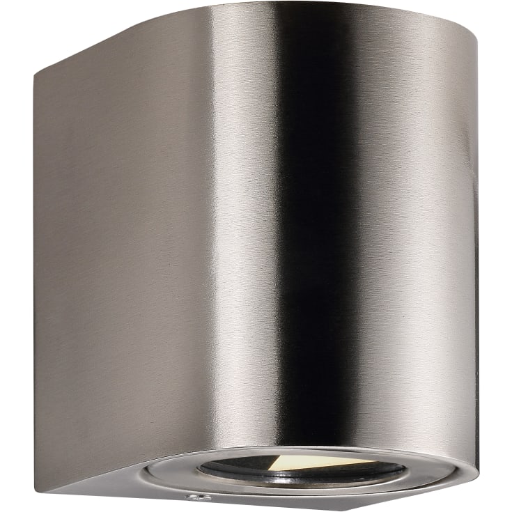 Nordlux Canto 2 vägglampa utomhus, rostfritt stål