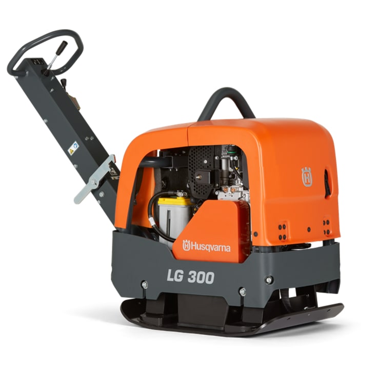 Husqvarna jordvibrator LG300, tovejs, diesel, 600 mm