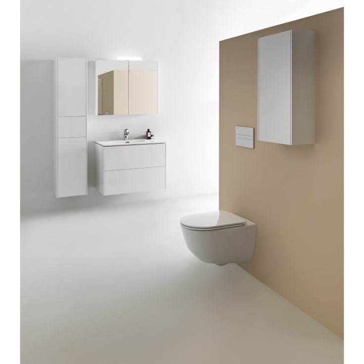 Laufen Base/Pro S möbelpaket, 100x50 cm, högglans vit