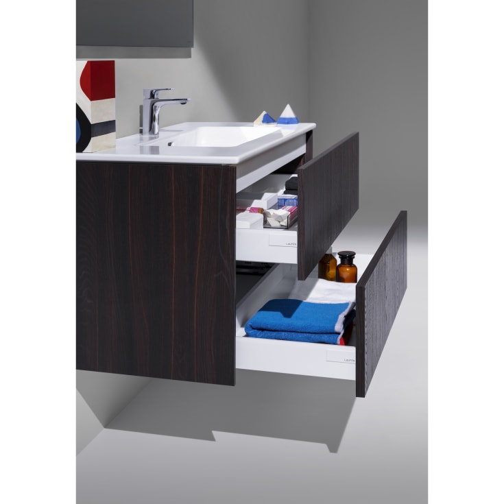 Laufen Base/Pro S möbelpaket, 120x50 cm, mörk alm
