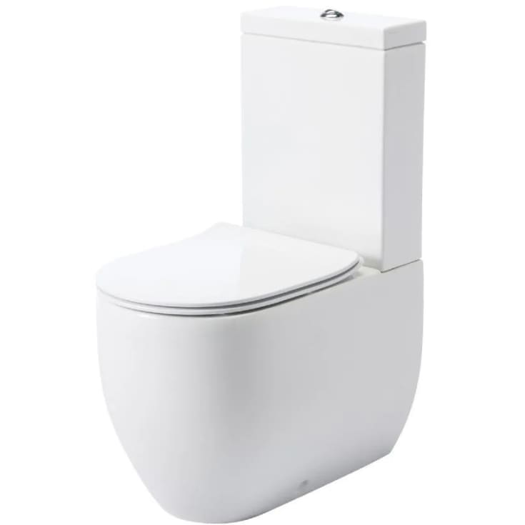 Lavabo Flo toalett, back-to-wall, vit