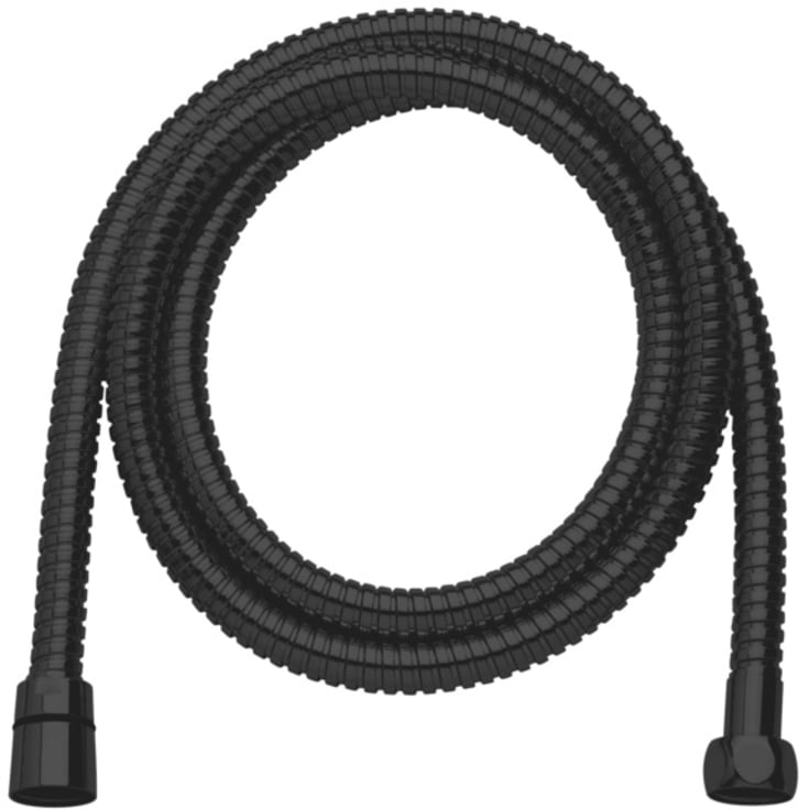 Damixa dusjslange, 1,5 meter, matt sort