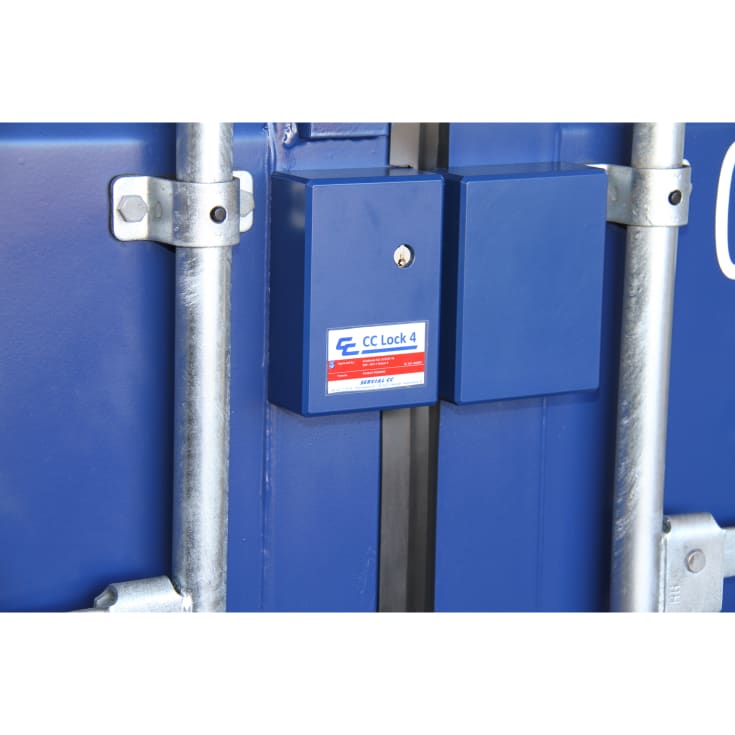 CC LOCK 4 containerlås med Abus oval cylinder Bravus B001E