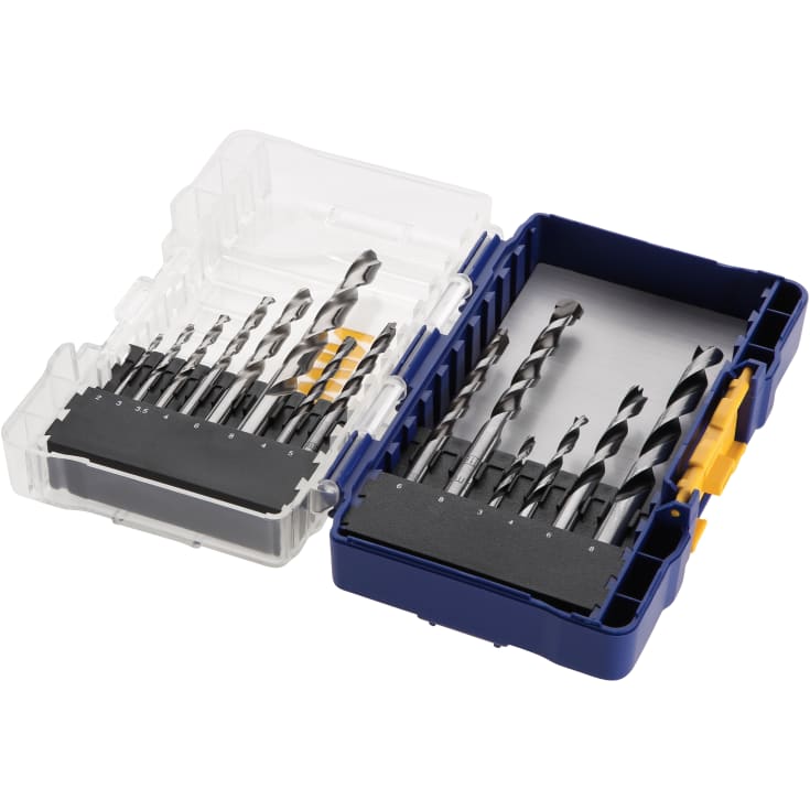 Irwin HSS Pro Combi borbitsett, 2-8 mm, tre/metall/vegg