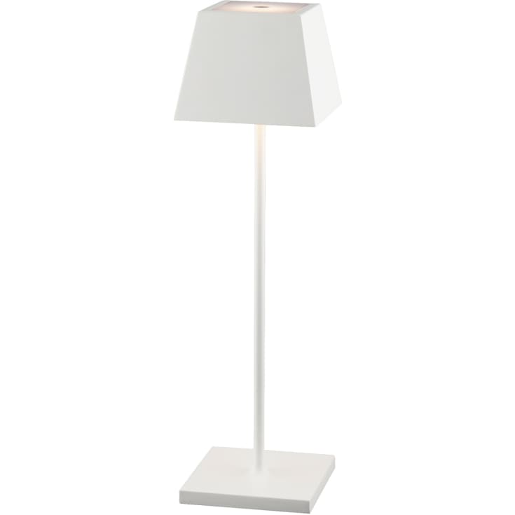 Nordtronic Conexos uppladdningsbar bordslampa, vit