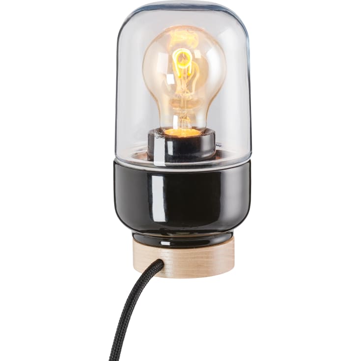 Armatur Ohm Bordlampe 100/190, E27, svart, IP20