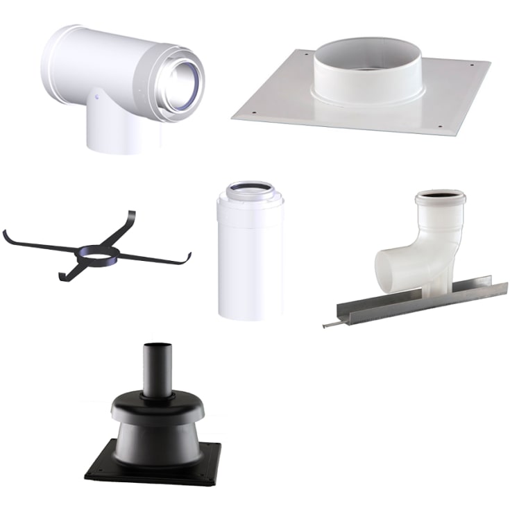 80/125mm Metalbestos ConneXt Grundpaket C93