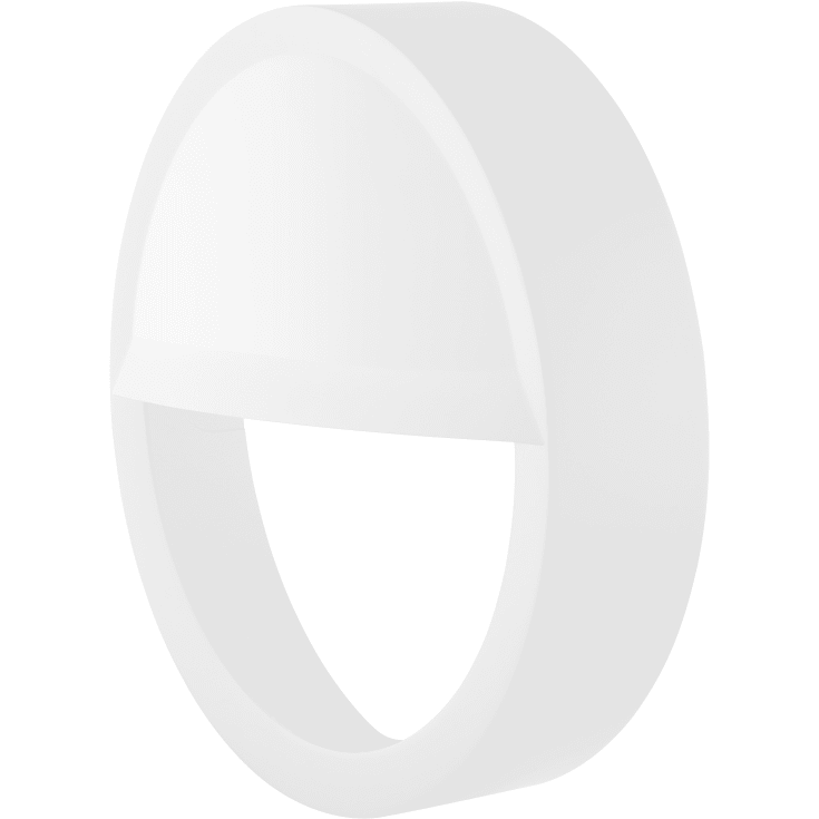 Ledvance Surface Bulkhead halvskärm för plafond, vit, Ø25 cm