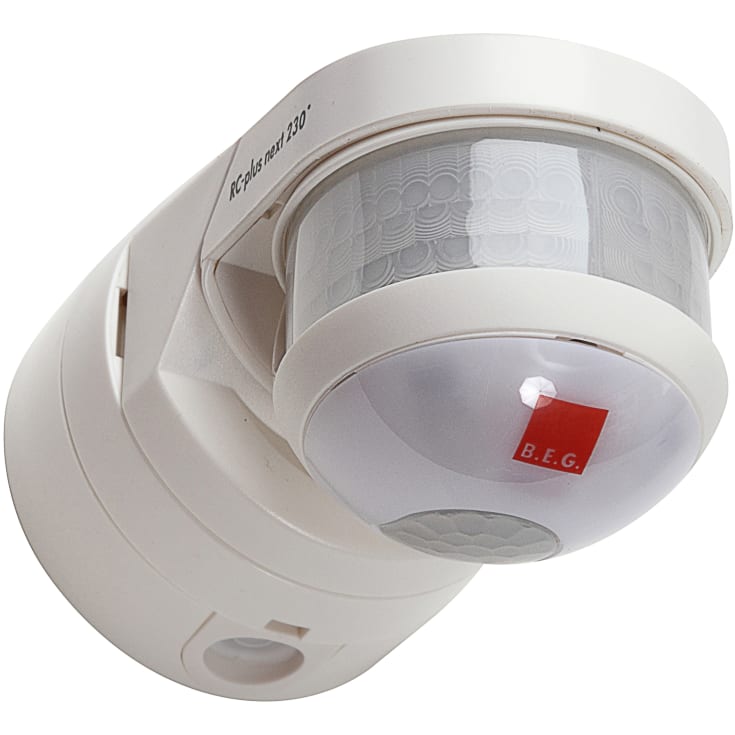 B.E.G. RC-plus next N 230 rörelsesensor, vit