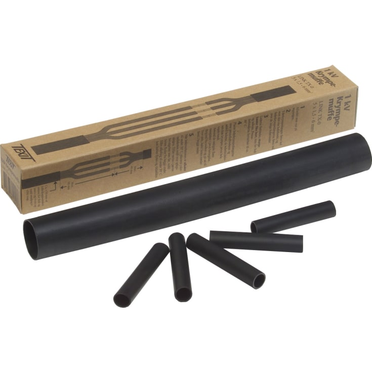 Krympemuffe 5 x 1,5 - 5 x 6 mm²
