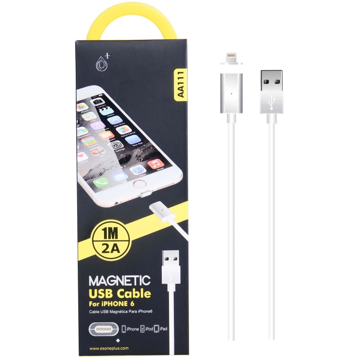 Magnetisk laderkabel til iPhone og Android