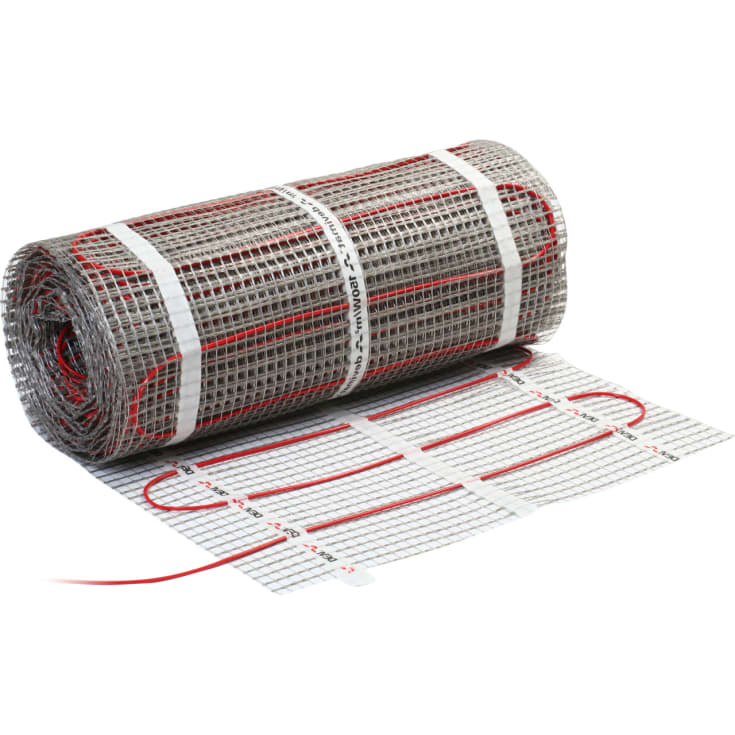 DEVI Varmemåtte DTIF-150, 375W, 0,5x5 m (2,5 m²), følerrør