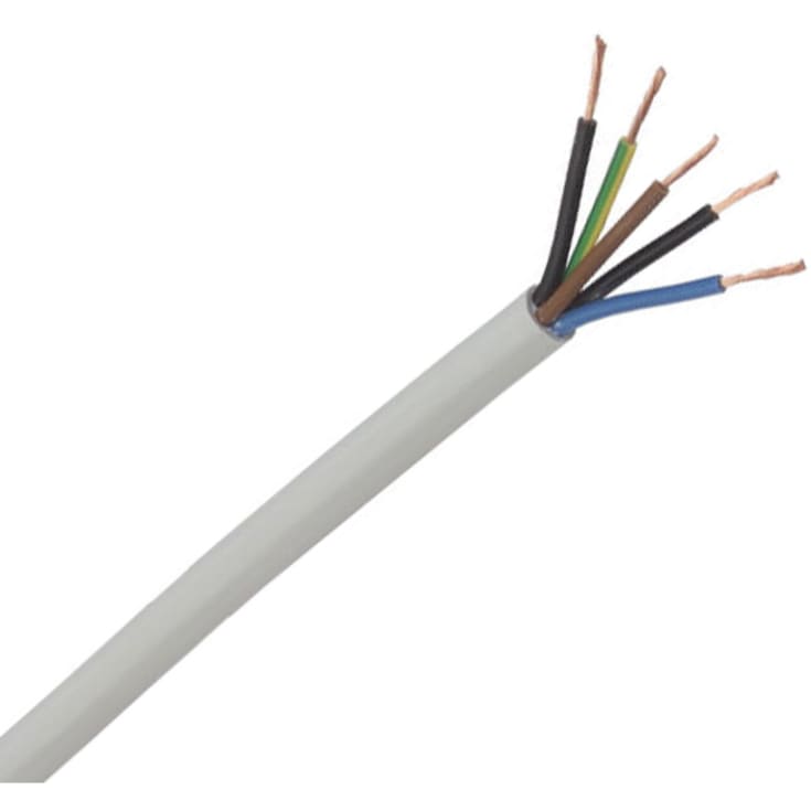 50 meter Ledning PKAJ 4G1,5 hvid R50