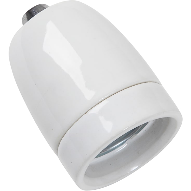 Halo Design Porselen Fatning , Hvit