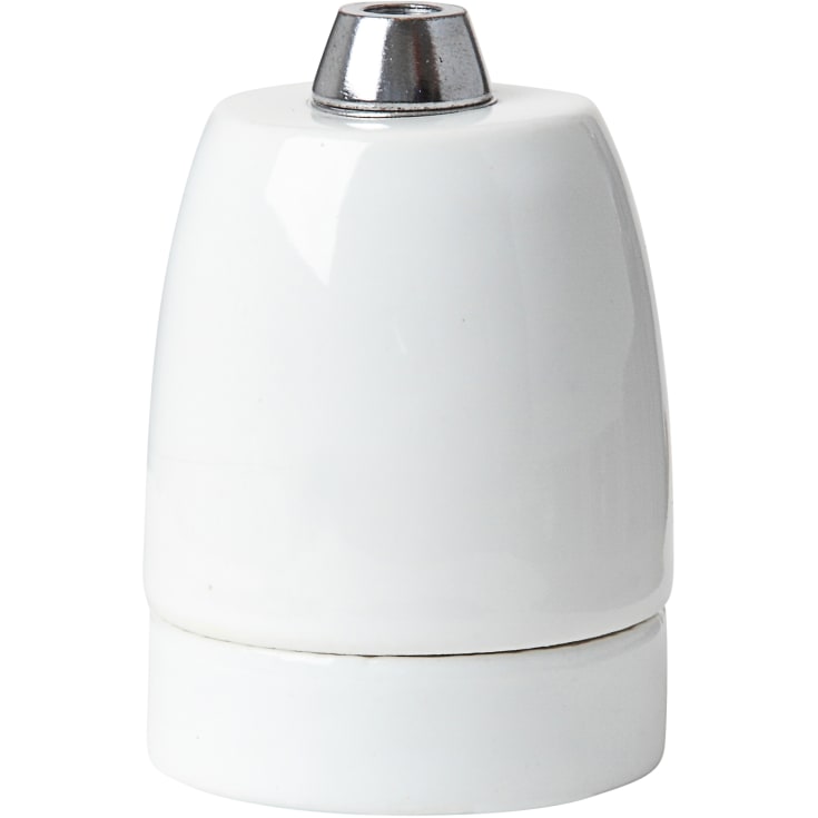 Halo Design Porselen Fatning , Hvit