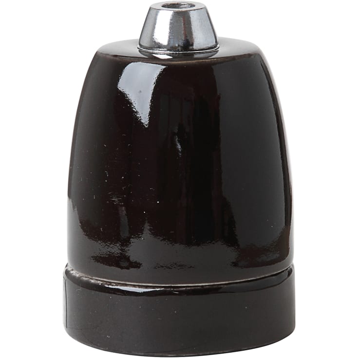 Halo Design porcelæn E27 fatning, sort