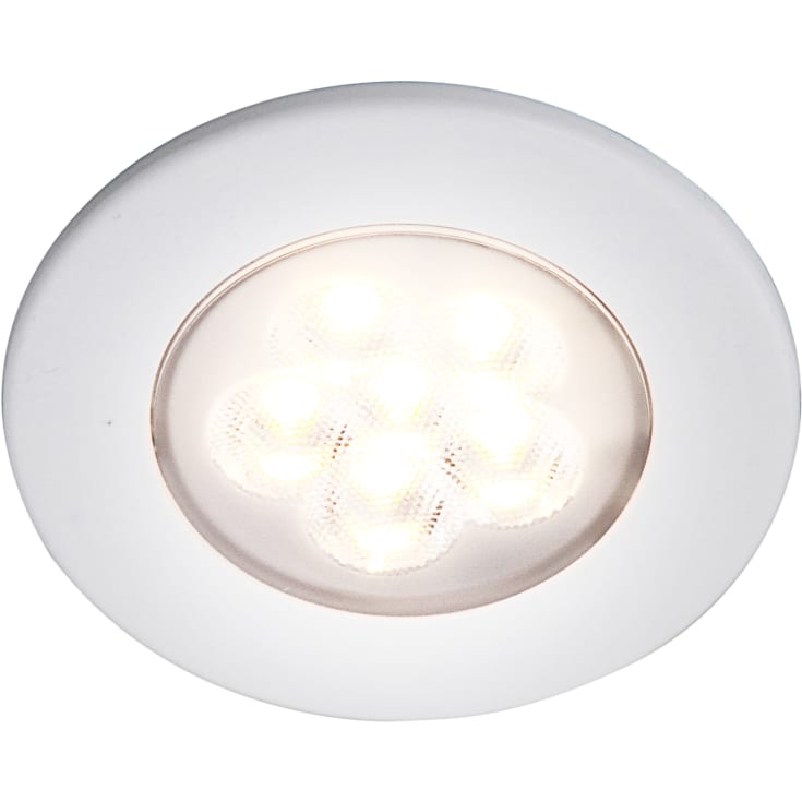 Loevschall ID LED indbygningsspot, 2,5W, hvid