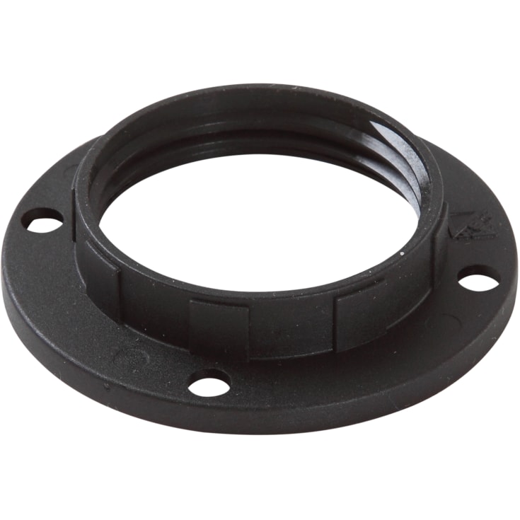 Omkretsring 57 mm svart för kronhylsa E27