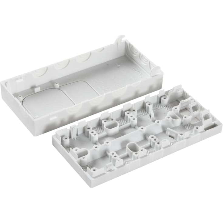 JA-US 90-03 samledåse maxi, 145x68x31 mm, grå