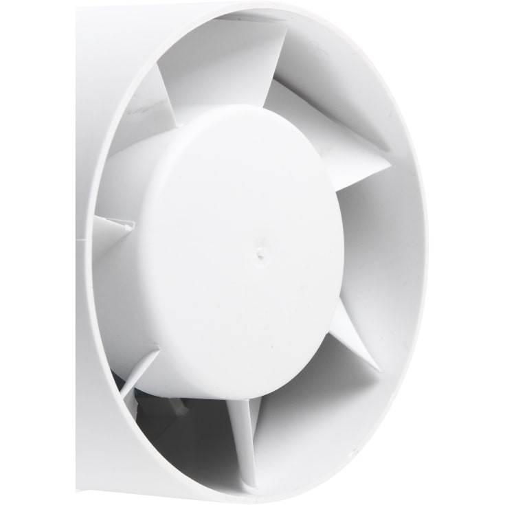 Ventilator EDM 100 CHZM med hygrostat, snortræk og kuglelejer