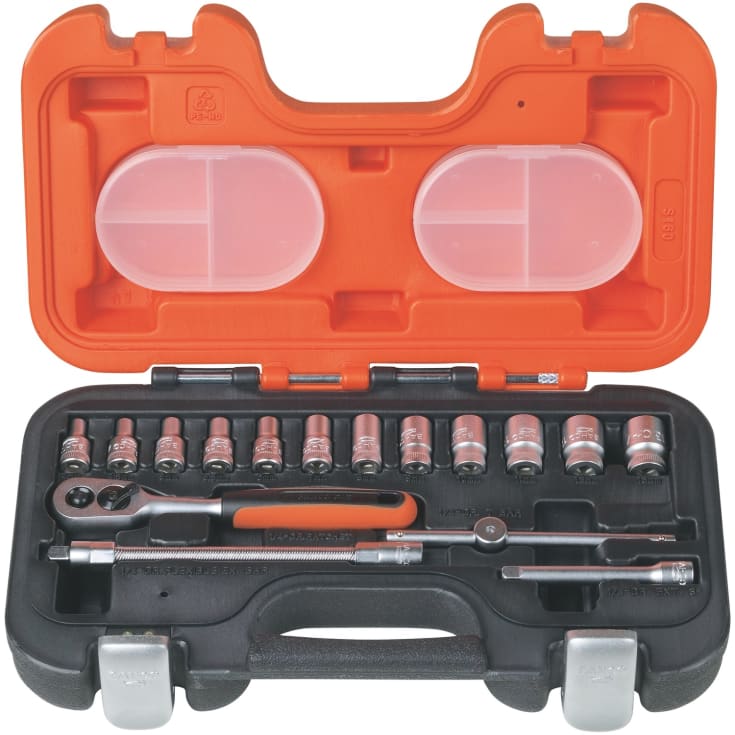Bahco S160 Topnøglesæt 1/4" - 16 dele