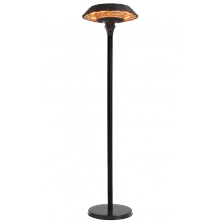 Horthus Ufo terassvärmare, infraröd, golvmodell, 3-steg, 2100 W, svart