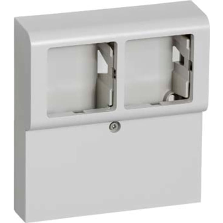 LK Fuga Softline vandret panelunderlag med 2x1 modul i lysegrå
