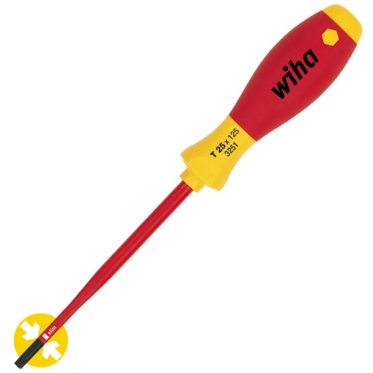 Wiha SoftFinish SlimFix skruvmejsel, torx 10, 1000V