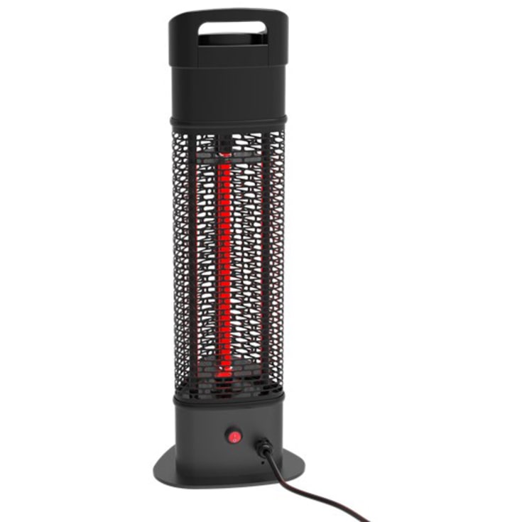 Horthus terassvärmare, infraröd, under bord, 1200 W, svart