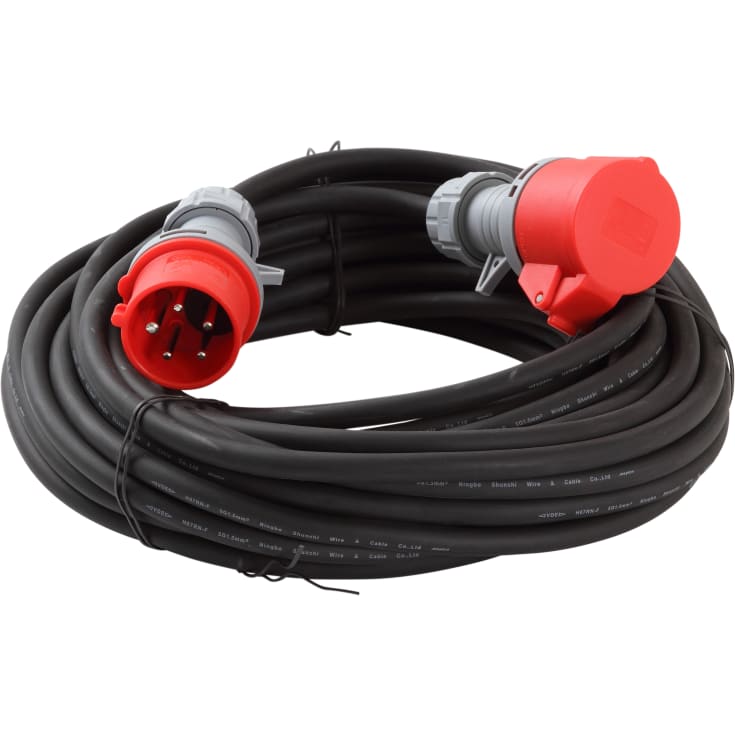 2 stk Heatcom CEE kabelsæt, 5x1,5 mm², 16A, 20 meter