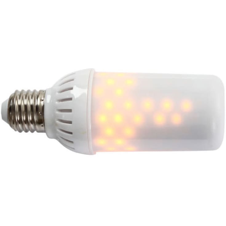 Firelamp LED flammepære E27 Hvid