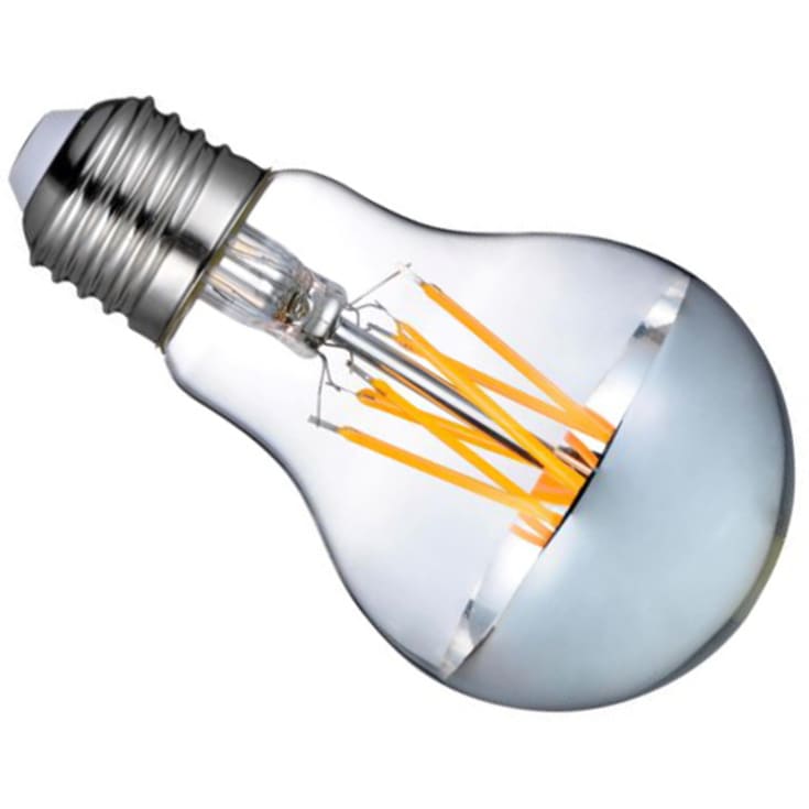 DIOLUX S19-D 6W 927 540lm E27 toppspegel silver
