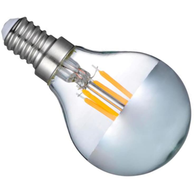 DIOLUX S19-D 4W 927 260lm E14 toppspegel silver