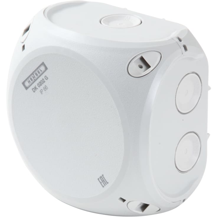 Hensel DK0202G membrandåse 93x93 mm i grå