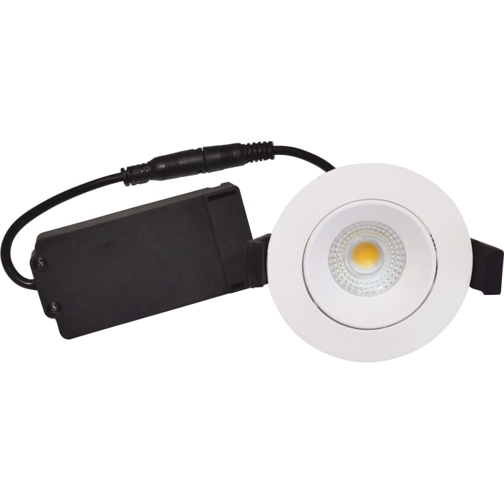 Nordtronic Velia Low Profile downlight, 5W/2700K, LED, matt vit