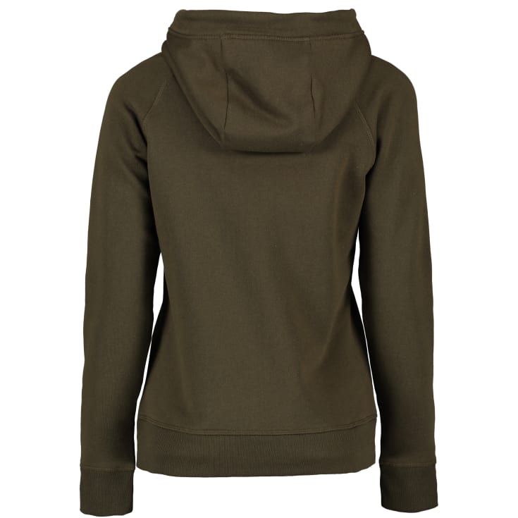 ID Identity dame hoodie, oliven str. S