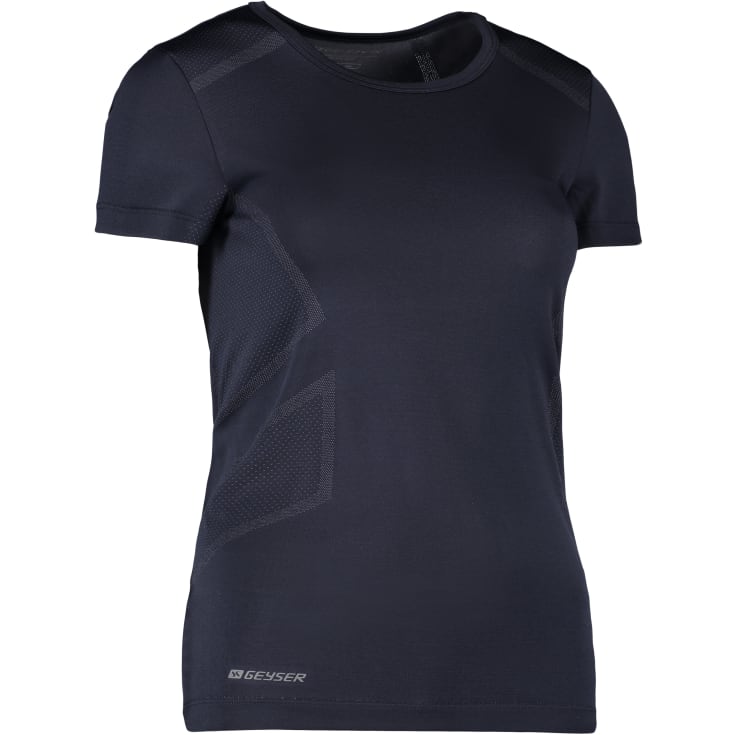 Geyser dame sømløs T-shirt, G11020, navy, str. XS