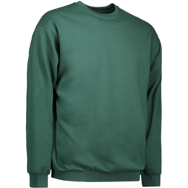 ID sweatshirt 0600, flaskegrøn, str. L