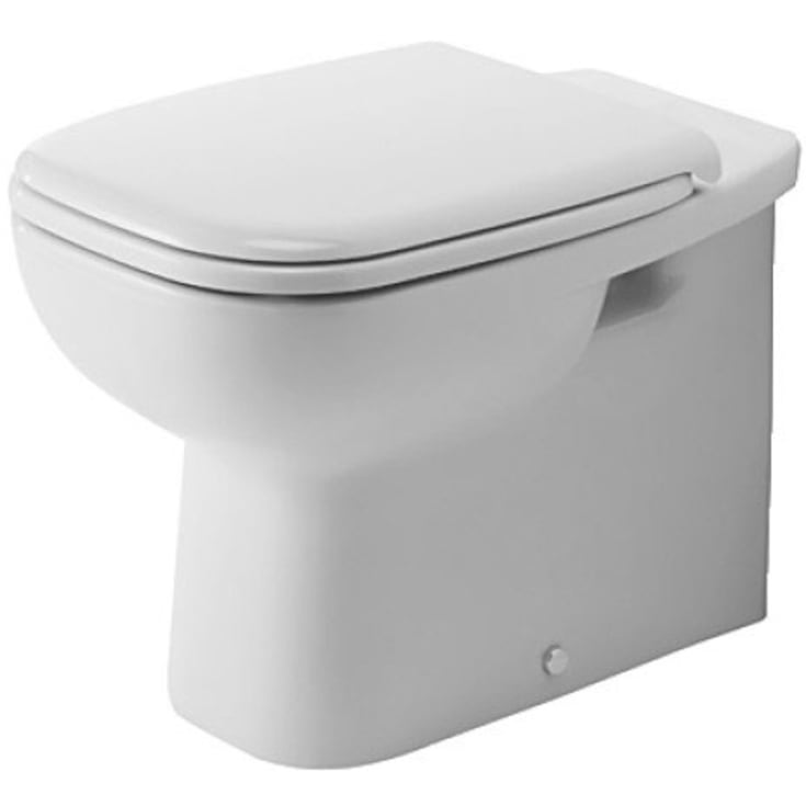 Duravit D-Code back-to-wall toalett, antibakteriell, hvit