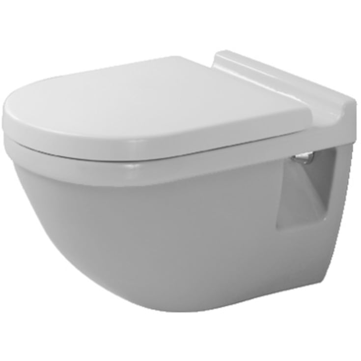 Duravit Starck 3 vegghengt toalett , antibakteriell, hvit