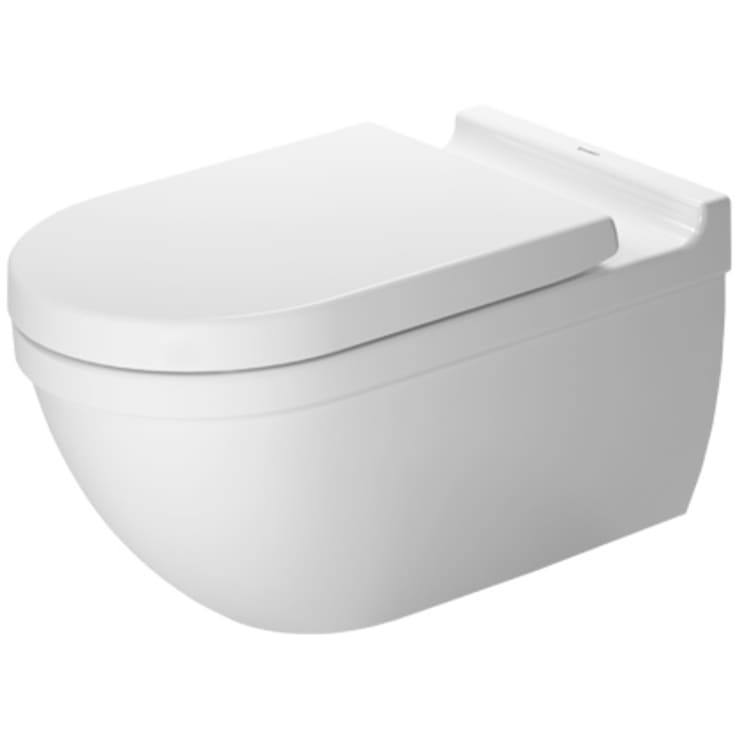 Duravit Starck 3 vägghängd toalett, antibakteriell, vit