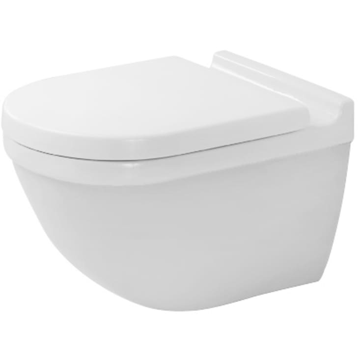 Duravit Starck 3 vegghengt toalett, uten skyllekant, antibakteriell, hvit