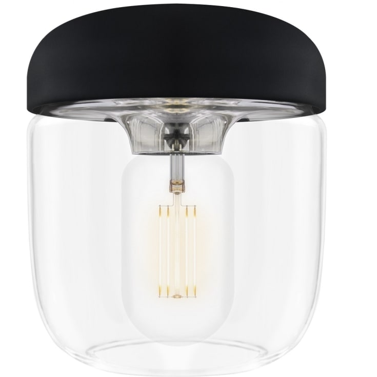 Umage Acorn lampskärm, svart/krom