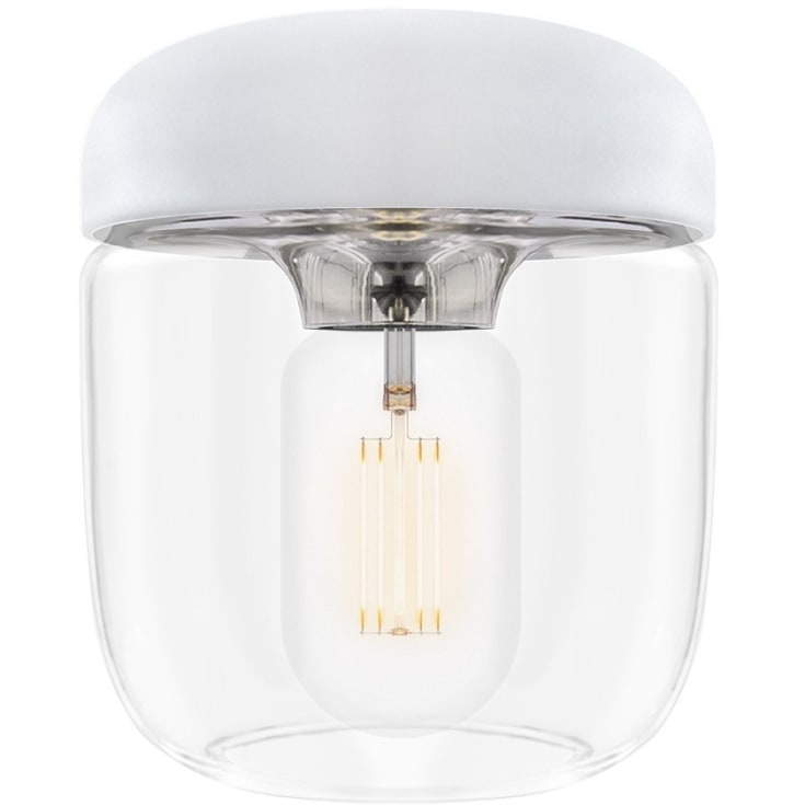 Umage Acorn lampskärm, vit/krom