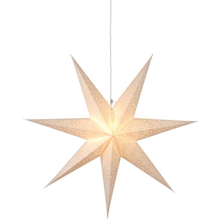 Star Trading Sensy adventsstjärna med ljus, 70 cm, vit