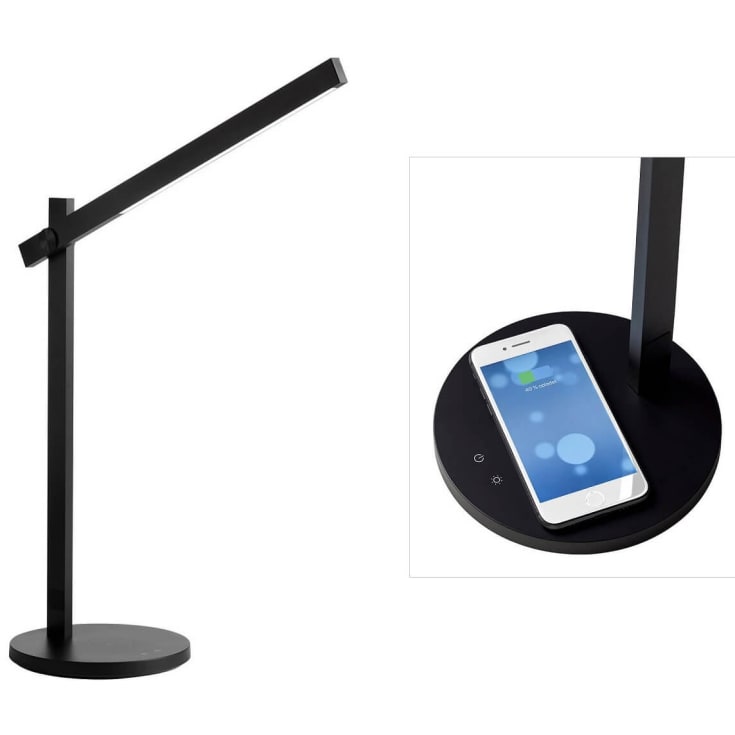 Nielsen Light Edge skrivebordslampe med QI oplader