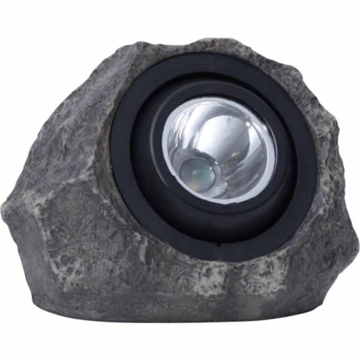 Star Trading Rocky solcellelampe sten, varmt hvidt lys