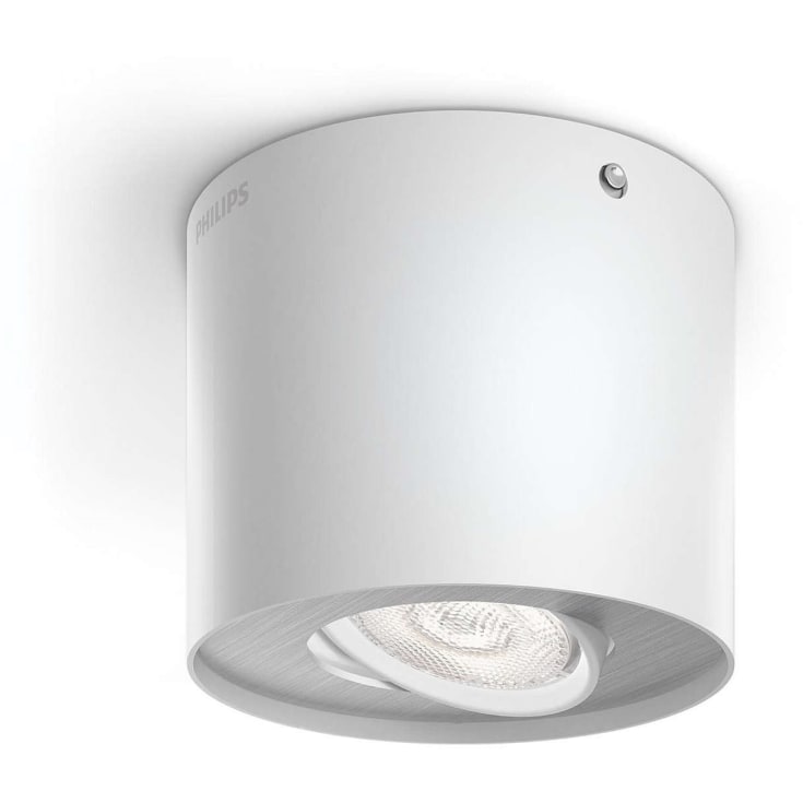 Philips myLiving Phase downlight utanpåliggande, vit