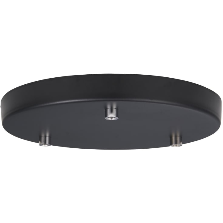 Halo Design takkopp, 3 utgångar, svart