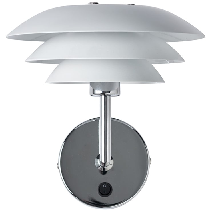 Dyberg Larsen DL20 vegglampe, hvit